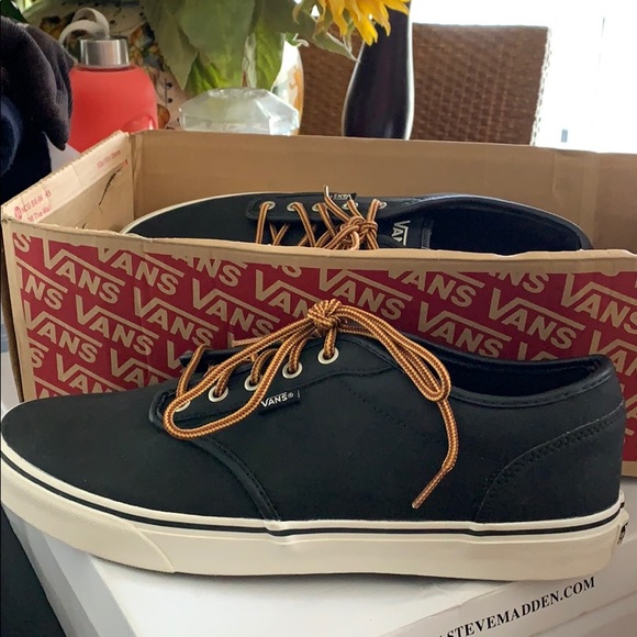 vans atwood leather black